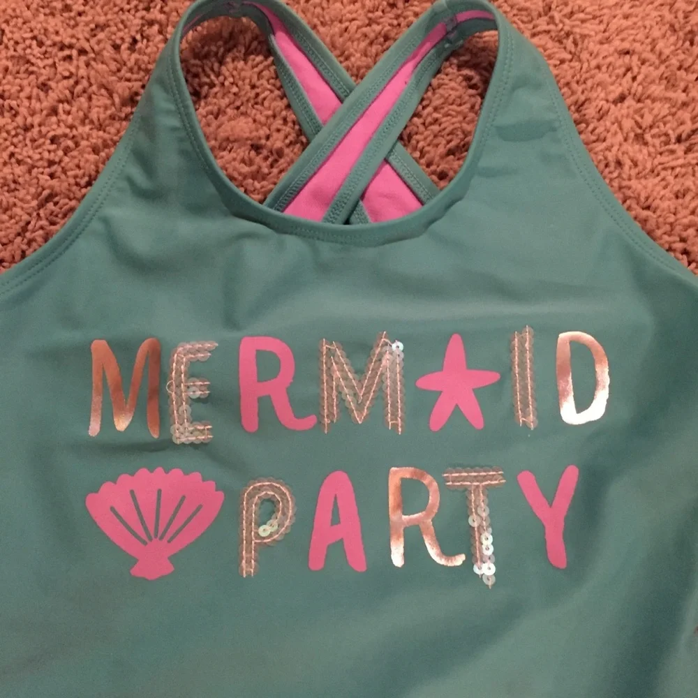 Cat & Jack One Piece Swimsuit, Sz L (10/12)